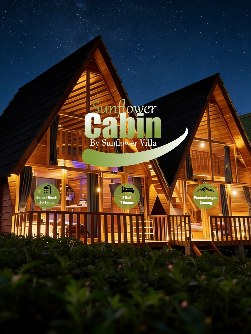 Sunflower Villa Dieng - Dieng Kulon
